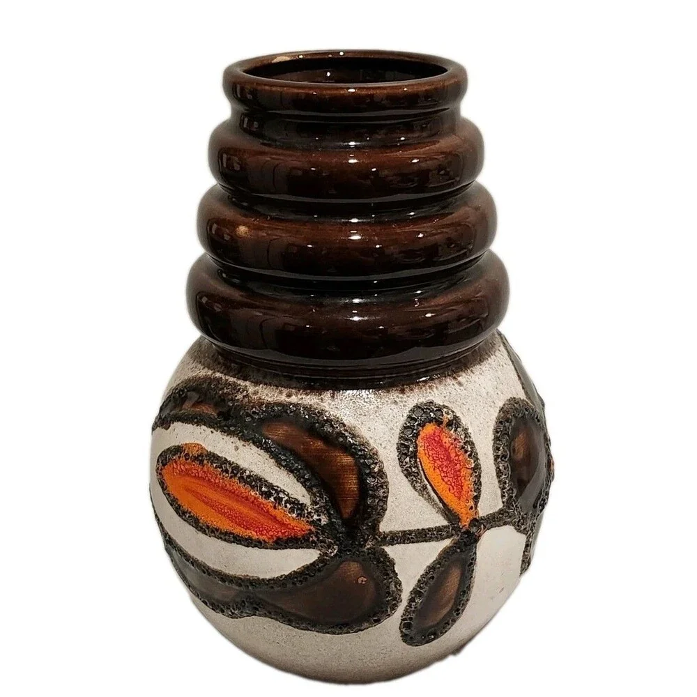 Vintage Scheurich 269-22 Wien Fat Lava Vase West Germany MCM 1970s 9
